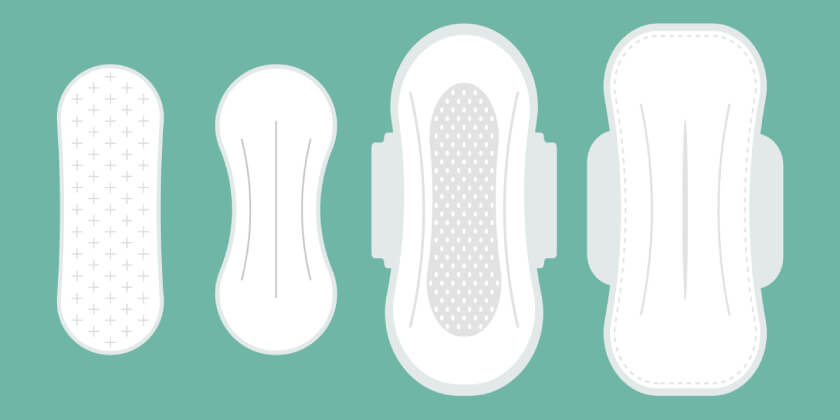Types of Sanitary Pads